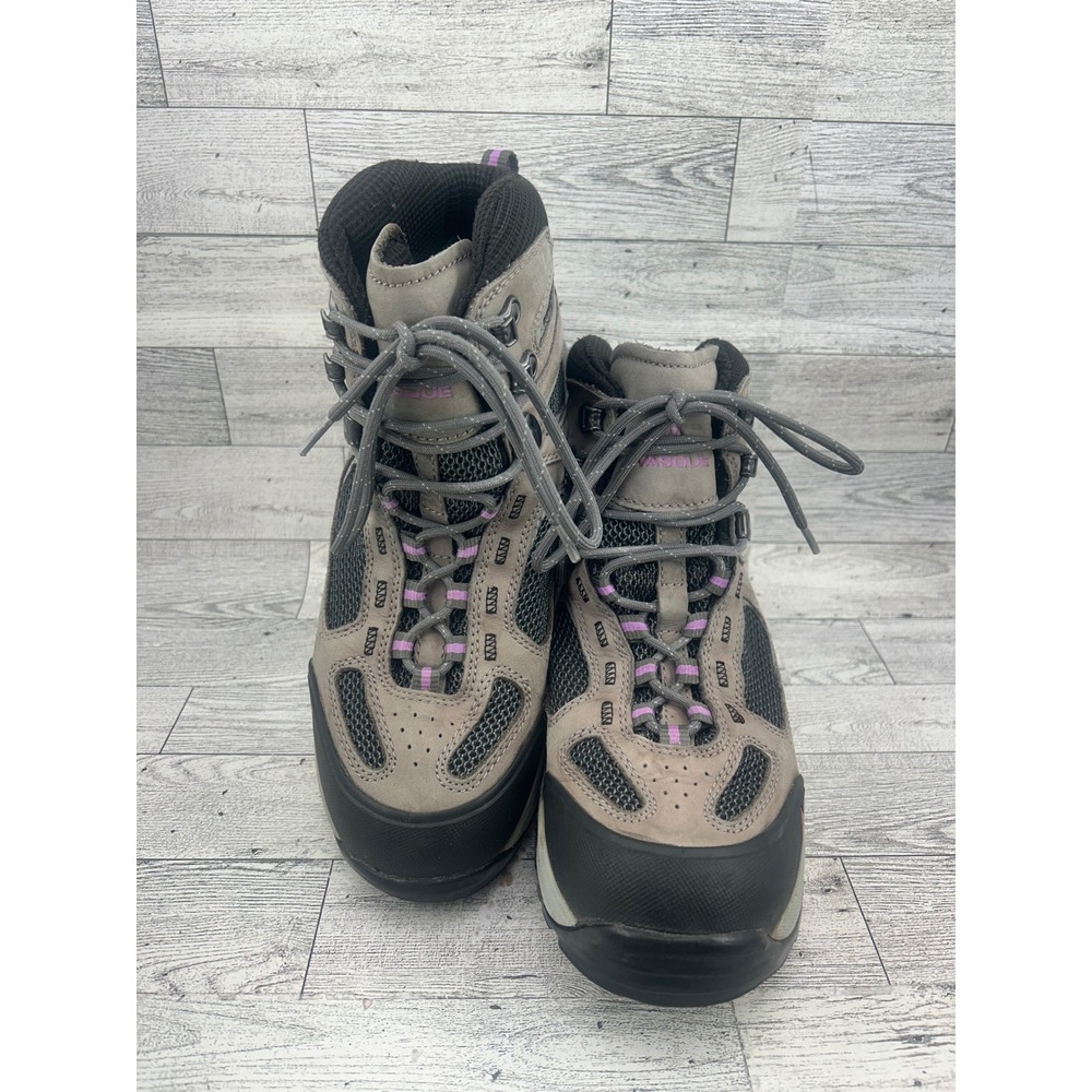 Vasque Breeze 2.0 GTX Women Sz 8.5 M Gray Leather Gore-Tex Hiking Boots 7479 M